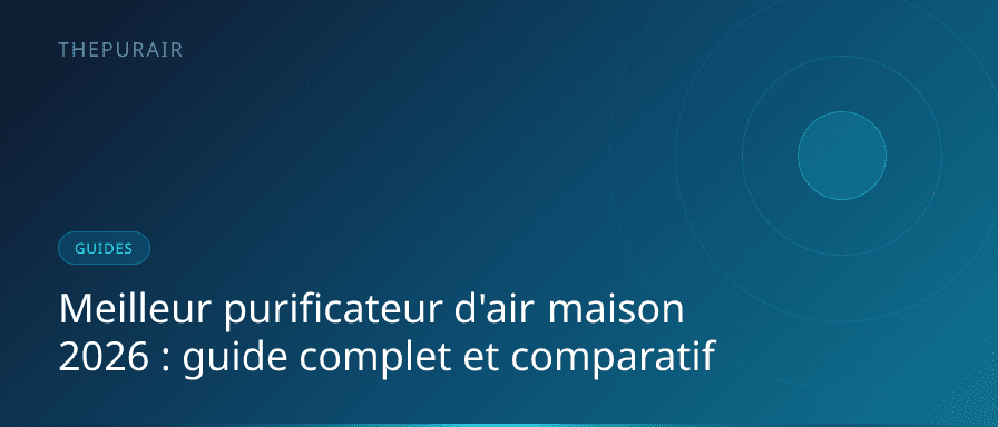 Purificateur d'air maison HIMOX avec filtre HEPA H13