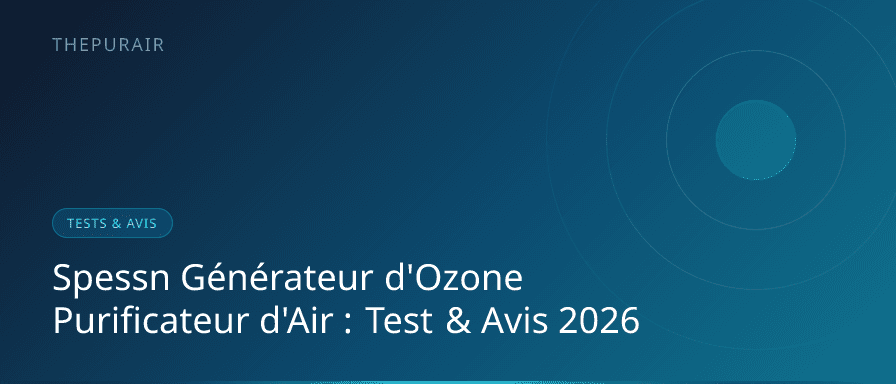 Générateur d'ozone purificateur d'air Spessn blanc
