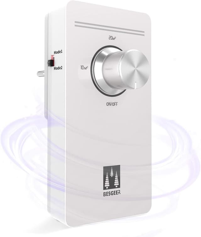 Générateur d'ozone Spessn — Haute Efficacité 80W, 2 modes, jusqu'à 30 m²