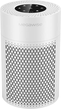 Purificateur d'air intelligent MEGAWISE 2025 — Filtre HEPA H13 véritable, capteur qualité de l'air, mode veille, jusqu'à 87 m²